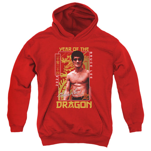 Bruce Lee Framed Year of the Dragon Youth Hoodie