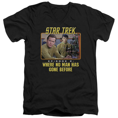 Star Trek Where No Man Has Gone Before V-Neck T-Shirt