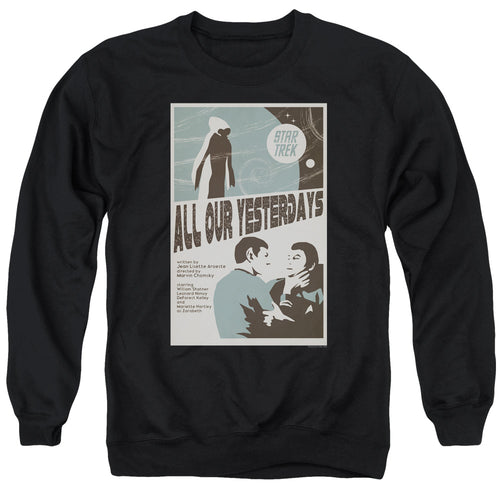 Star Trek Juan Ortiz All Our Yesterdays Black Crewneck Sweatshirt