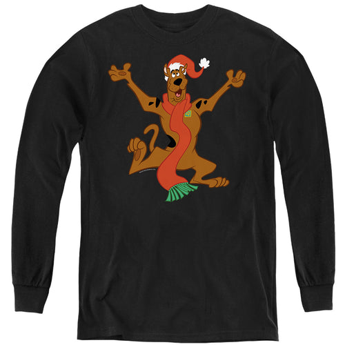 Scooby-Doo Christmas Hugs Youth Long Sleeve T-Shirt