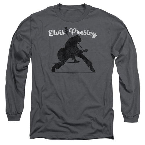 Elvis Presley Overprint Long Sleeve T-Shirt