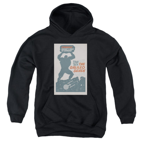 Star Trek Juan Ortiz The Galileo Seven Black Youth Hoodie