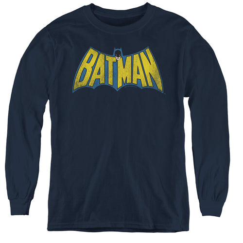 DC Comics Classic Batman Logo Youth Long Sleeve T-Shirt