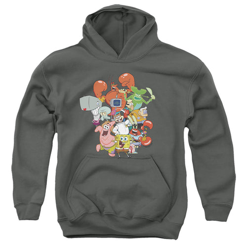 Spongebob Squarepants The Whole Gang Youth Hoodie