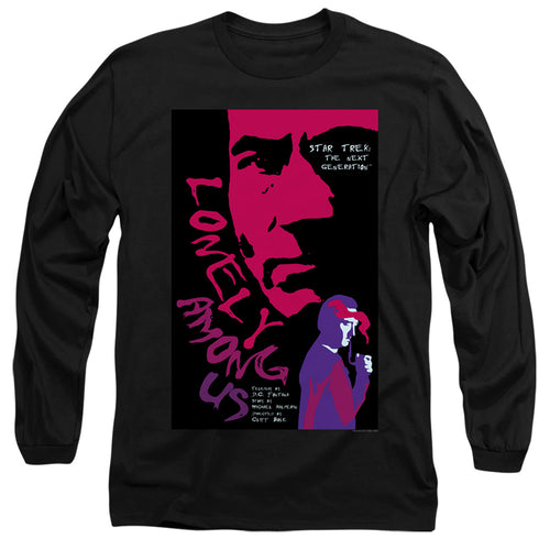 Star Trek Lonely Among Us Black Long Sleeve T-Shirt