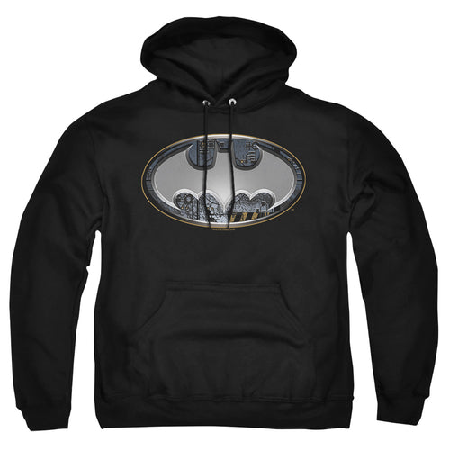 Batman Steel Wall Shield Pullover Hoodie