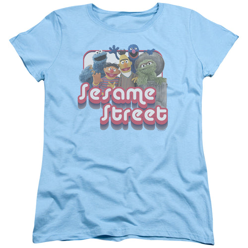 Sesame Street Groovy Group Womens T-Shirt