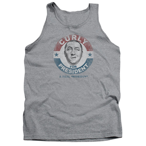 The Three Stooges Curly for President Wiseguy Tank Top
