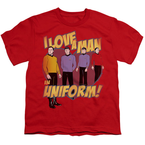 Star Trek I Love a Man in Uniform Youth/Toddler T-Shirt