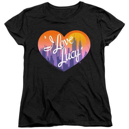 I Love Lucy Heart Of The City Womens T-Shirt