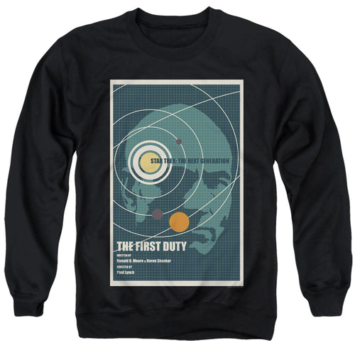 Star Trek The First Duty Black Crewneck Sweatshirt