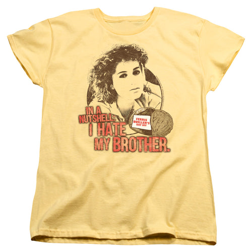 Ferris Bueller's Day Off Nutsheel Womens T-Shirt