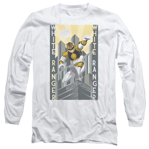 Mighty Morphin Power Rangers White Ranger Duo Long Sleeve T-Shirt