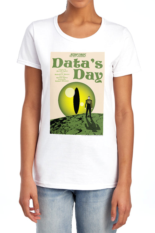 Star Trek Data's Day Womens T-Shirt