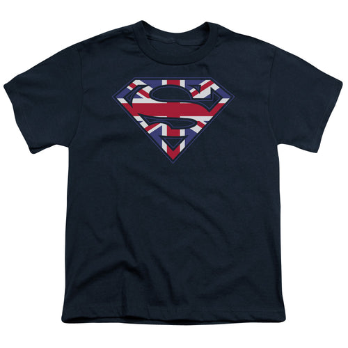 Superman Great Britian Shield Youth/Toddler T-Shirt