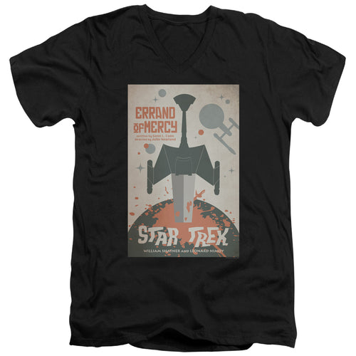 Star Trek Juan Ortiz Errand of Mercy Black V-Neck T-Shirt
