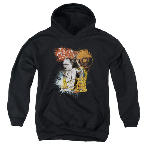 The Twilight Zone Enter at Your Own Risk Youth Hoodie