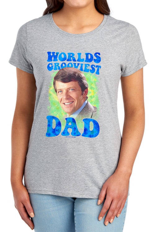 The Brady Bunch Worlds Grooviest Womens T-Shirt