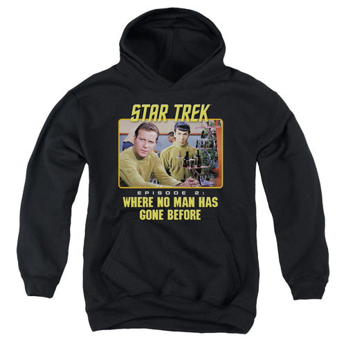 Star Trek Where No Man Has Gone Before CBS502 Youth Hoodie