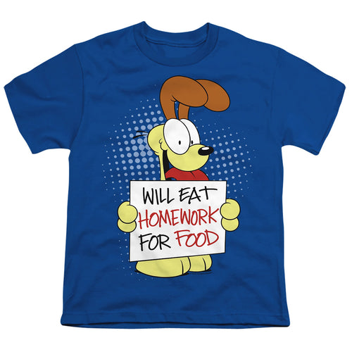 Garfield Will Eat Homework Youth/Toddler T-Shirt