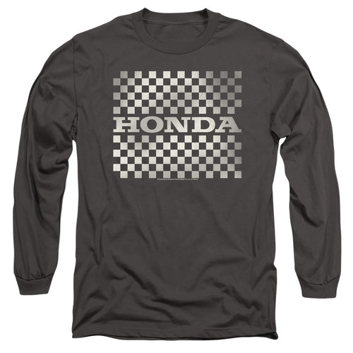 Honda Checkers Logo Long Sleeve T-Shirt