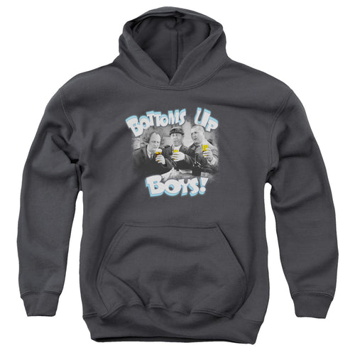 The Three Stooges Bottoms Up Youth Hoodie