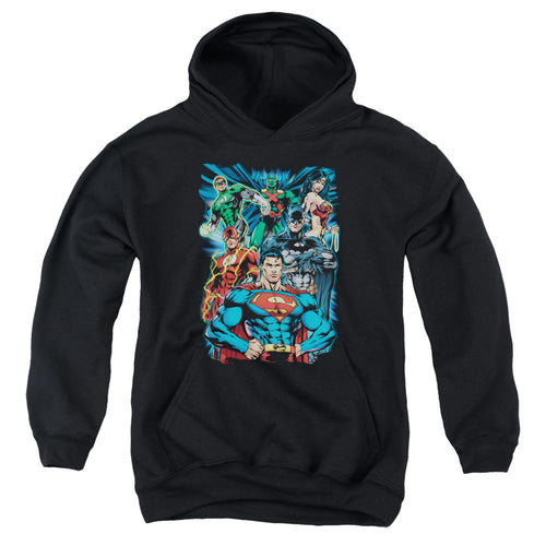Justice League Justice Is Served Youth Hoodie