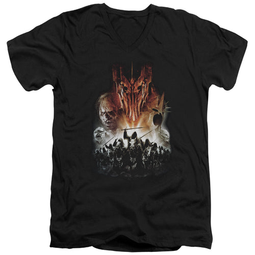 Lord of the Rings Evil Rising V-Neck T-Shirt