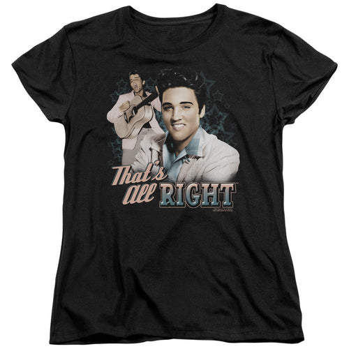 Elvis Presley Thats All Right Womens T-Shirt