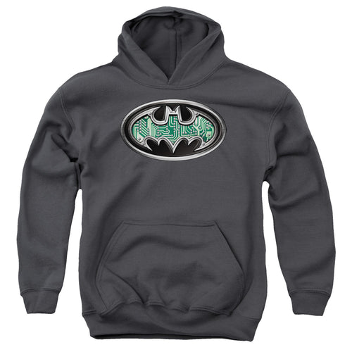 Batman Circuitry Shield Youth Hoodie
