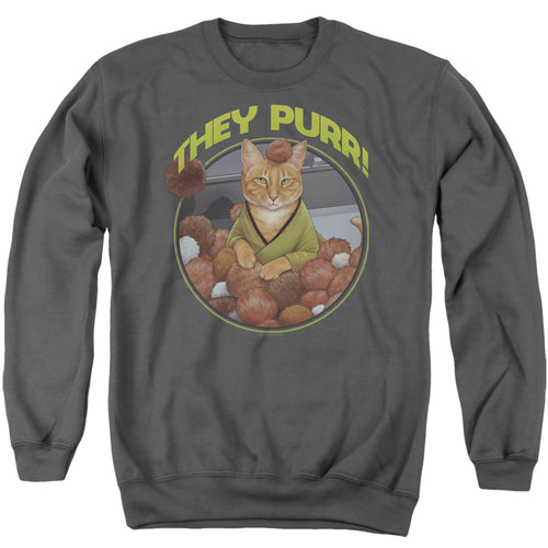 Star Trek Cats They Purr Crewneck Sweatshirt