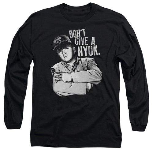 The Three Stooges Don't Give a Nyuk Long Sleeve T-Shirt