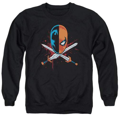 Justice League Crossed Swords Crewneck Sweatshirt
