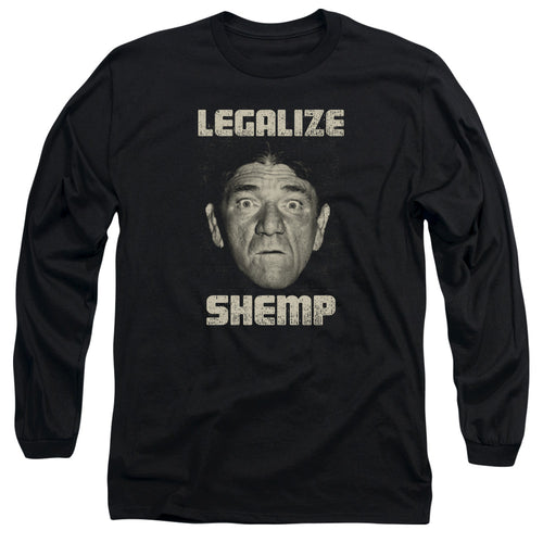 The Three Stooges Legalize Shemp Long Sleeve T-Shirt
