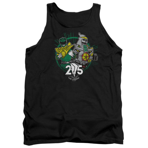 Mighty Morphin Power Rangers Green 25 Tank Top