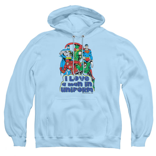 DC Comics I Love A Man In Uniform Pullover Hoodie