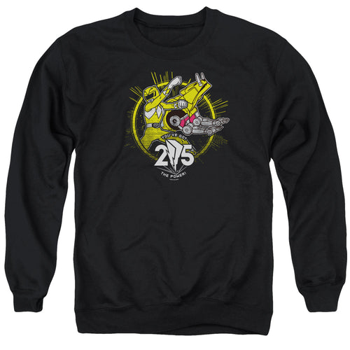 Mighty Morphin Power Rangers Yellow 25 Crewneck Sweatshirt