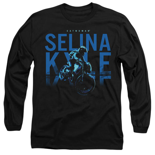 The Batman Selina Kyle Motorcycle Long Sleeve T-Shirt