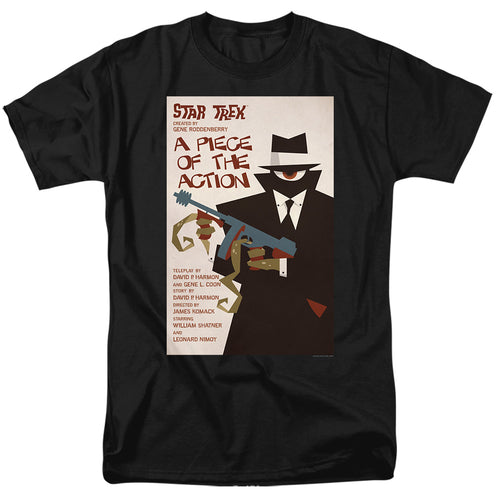 Star Trek Juan Ortiz A Piece of the Action Black T-Shirt