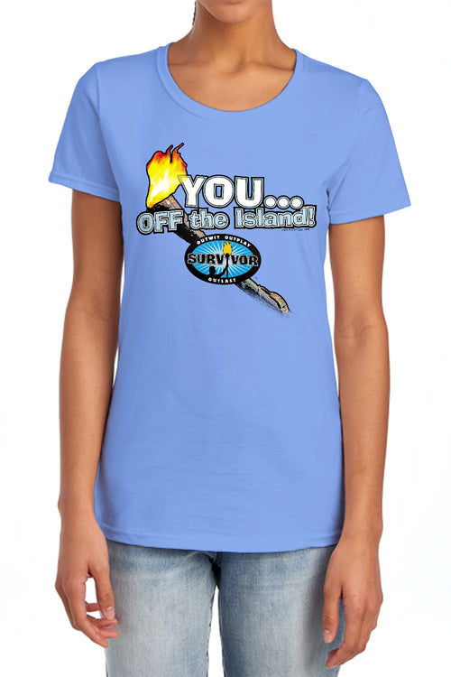 Survivor Off the Island Womens T-Shirt