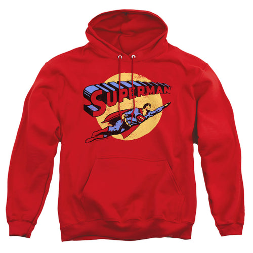 Superman Fly by Pullover Hoodie