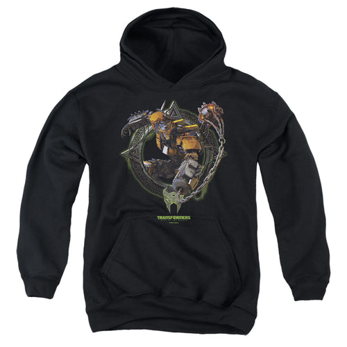 Transformers Battletrap Circle Frame Youth Hoodie