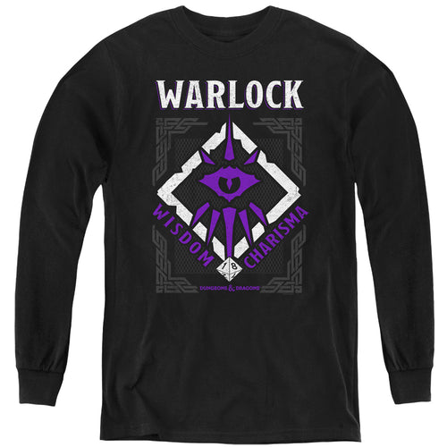Dungeons & Dragons Warlock Youth Long Sleeve T-Shirt
