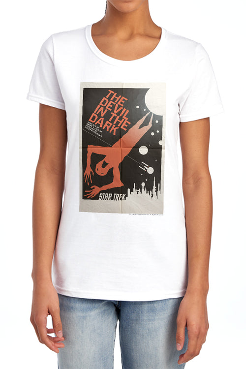 Star Trek Juan Ortiz The Devil in the Dark Womens T-Shirt