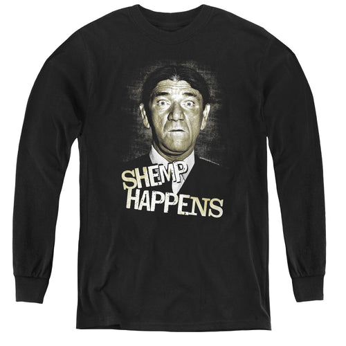 The Three Stooges Shemp Happens Youth Long Sleeve T-Shirt
