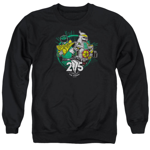 Mighty Morphin Power Rangers Green 25 Crewneck Sweatshirt