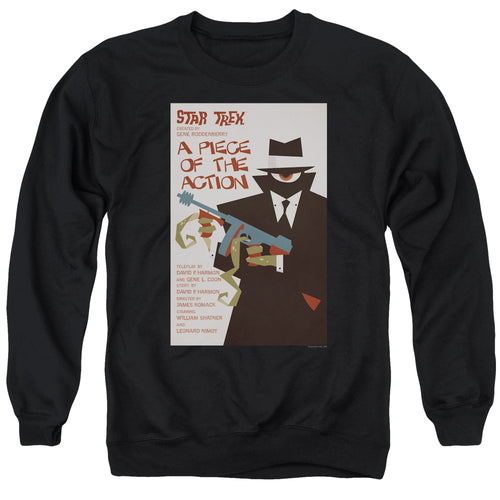 Star Trek Juan Ortiz A Piece of the Action Black Crewneck Sweatshirt
