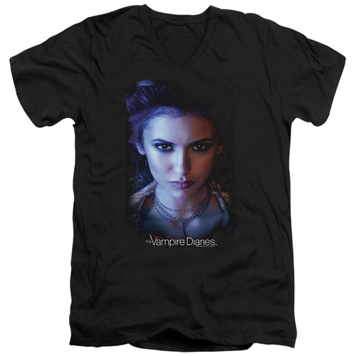 The Vampire Diaries Elena Portrait V-Neck T-Shirt