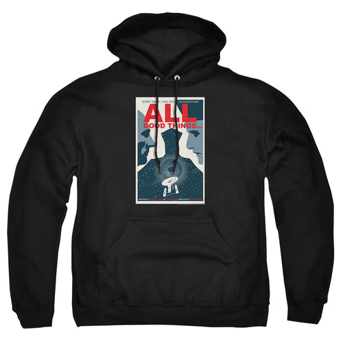 Star Trek All Good Things Black Pullover Hoodie