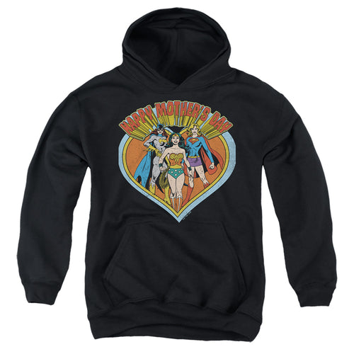 Justice League Mother's Day Heart Youth Hoodie